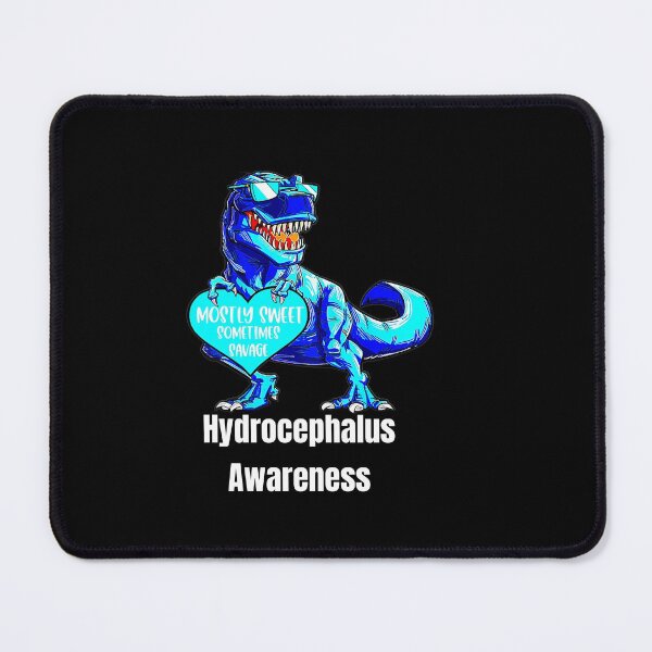 Item preview, Blue dinosaur Trex mostly sweet sometimes savage hydrocephalus awareness- hydrocephalus awareness  designed and sold by Designs Of all kinds.
