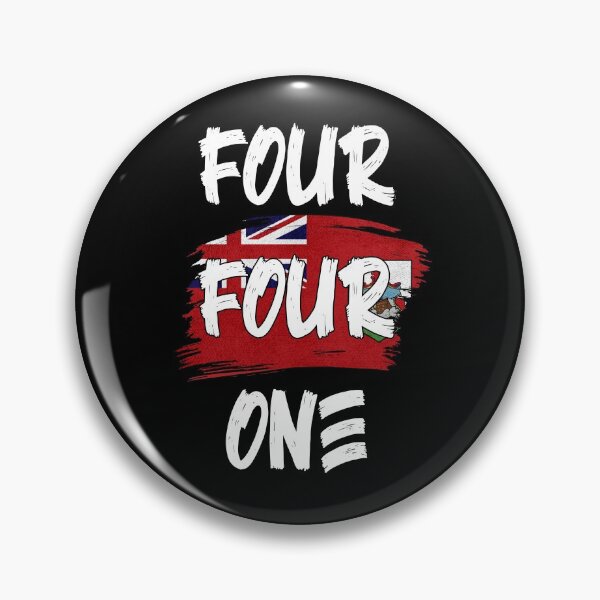 Item preview, Bermuda Area Code Four Four One 441 Bermudan Flag designed and sold by Uppercase Tees.