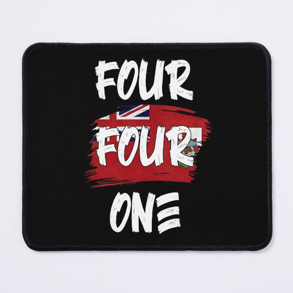 Item preview, Bermuda Area Code Four Four One 441 Bermudan Flag designed and sold by Uppercase Tees.