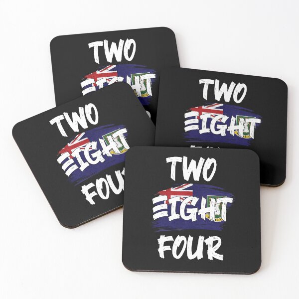 Item preview, British Virgin Islands Area Code Two Eight Four 284 BVI Flag designed and sold by Uppercase Tees.