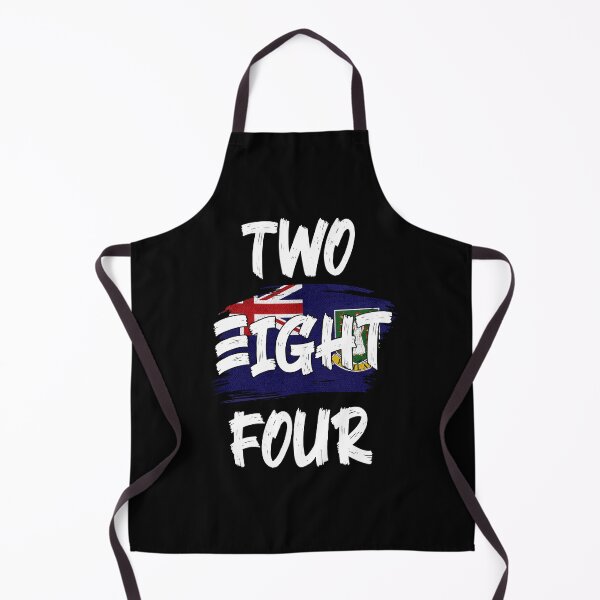 Item preview, British Virgin Islands Area Code Two Eight Four 284 BVI Flag designed and sold by Uppercase Tees.