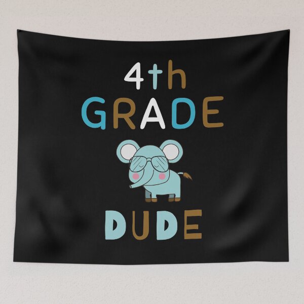 Item preview, 4th Grade Dude - Elephant with Eyeglasses - Gift for Son designed and sold by CactusFamily.