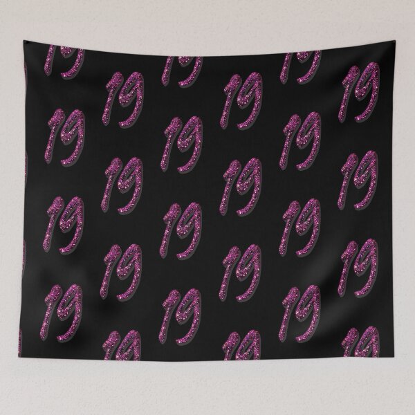 Item preview, Number Nineteen 19 - Date Age Birthday Anniversary designed and sold by GlamourChick.
