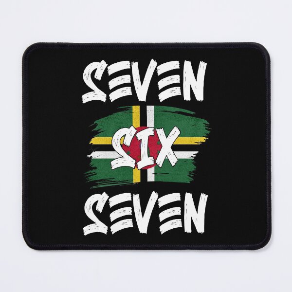 Item preview, Dominica Area Code Seven Six Seven 767 Dominican Flag designed and sold by Uppercase Tees.