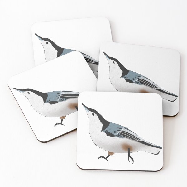 Item preview, White-Breasted Nuthatch designed and sold by IlliterArt.