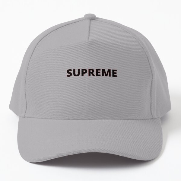 Supreme grey/red bogo beanie