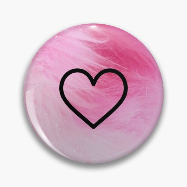 Item preview, Pink Fur & Black Heart designed and sold by ReesDesigns.