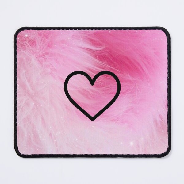 Item preview, Pink Fur & Black Heart designed and sold by ReesDesigns.