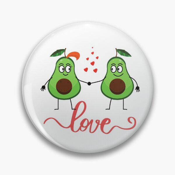 Item preview, Funny Cute Avocado Couple  designed and sold by A-priori.