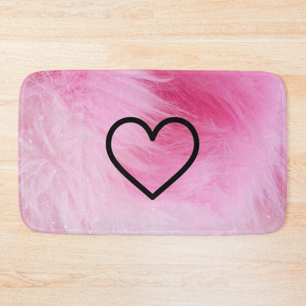 Item preview, Pink Fur & Black Heart designed and sold by ReesDesigns.