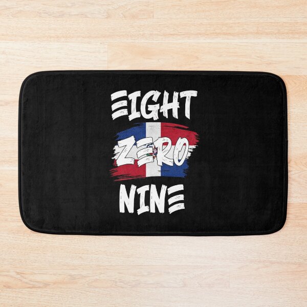 Item preview, Dominican Republic Area Code Eight Zero Nine 809 Dominican Republic Flag designed and sold by Uppercase Tees.