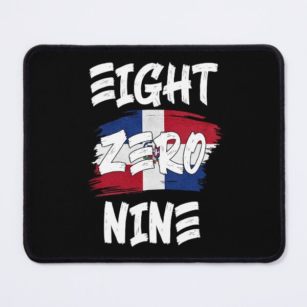 Item preview, Dominican Republic Area Code Eight Zero Nine 809 Dominican Republic Flag designed and sold by Uppercase Tees.