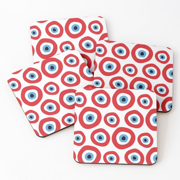 Item preview, Red Evil Eye Pattern designed and sold by christabelco.