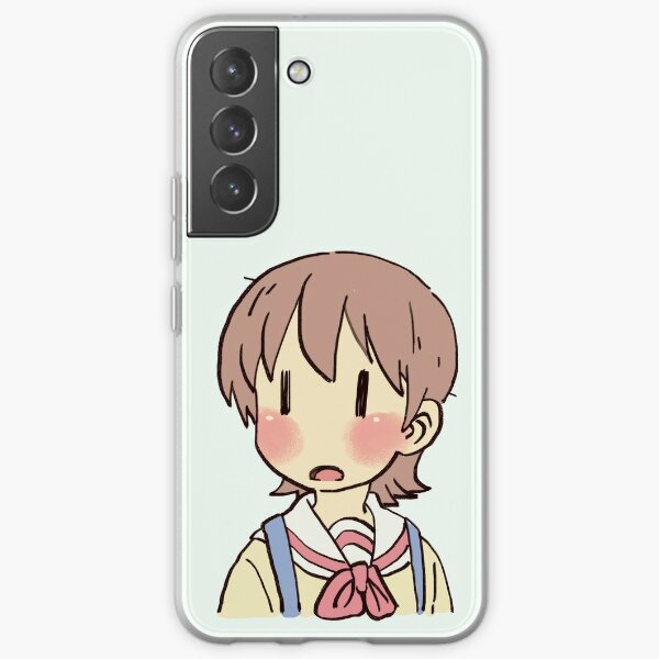 funny yuuko meme surprised face nichijou - Anime Memes - Phone Case