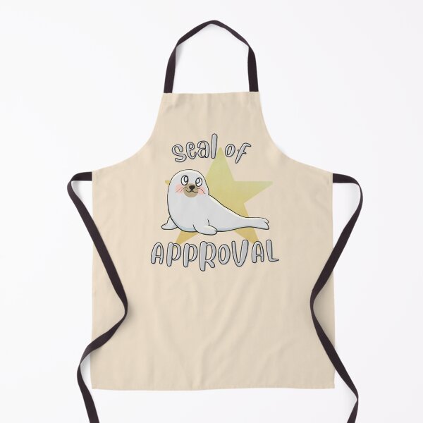 Item preview, Seal Of Approval Star -  Cute and Funny Animal Pun designed and sold by ViewerEqualsPhoton.