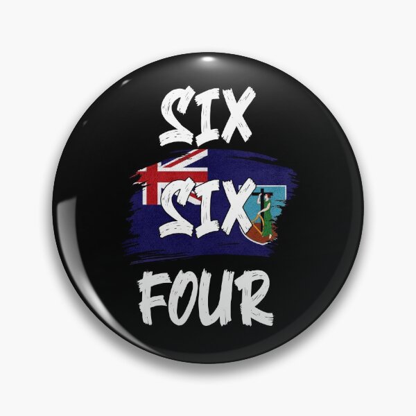 Item preview, Montserrat Area Code Six Six Four 664 Montserrat Flag designed and sold by Uppercase Tees.