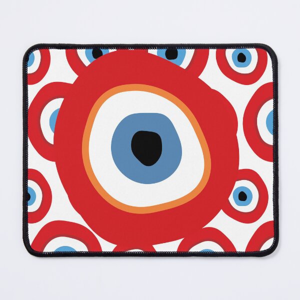 Item preview, Superimposed Red Evil Eye Pattern designed and sold by christabelco.