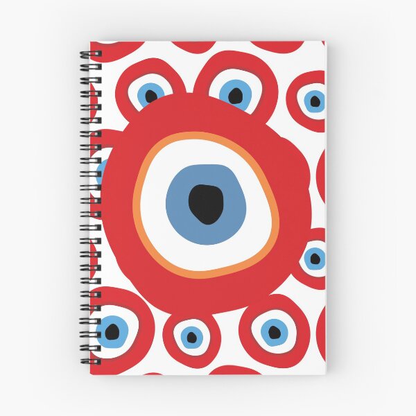 Item preview, Superimposed Red Evil Eye Pattern designed and sold by christabelco.