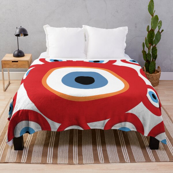 Item preview, Superimposed Red Evil Eye Pattern designed and sold by christabelco.