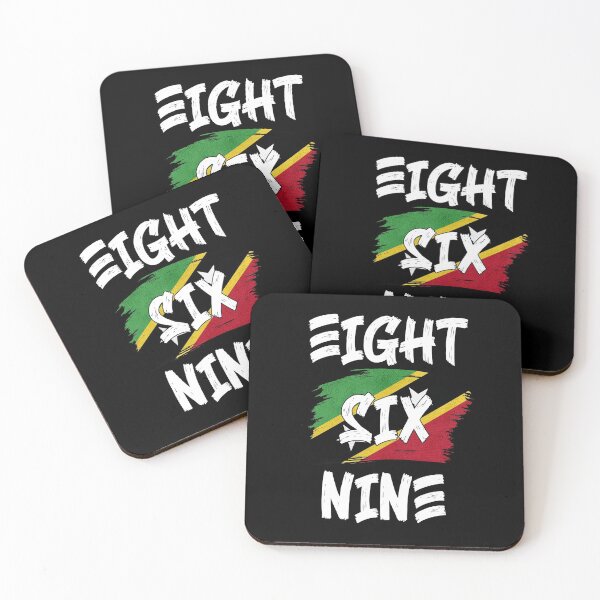 Item preview, Saint Kitts and Nevis Area Code Eight Six Nine 869 St Kitts Flag designed and sold by Uppercase Tees.