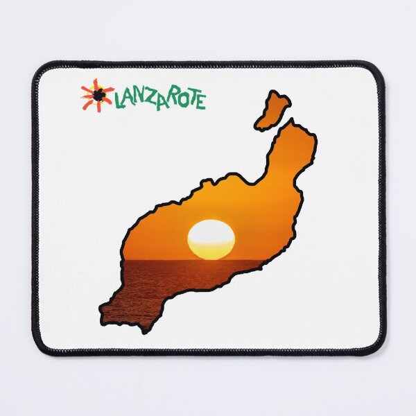 Item preview, Lanzarote sunset map designed and sold by iCimages.net.