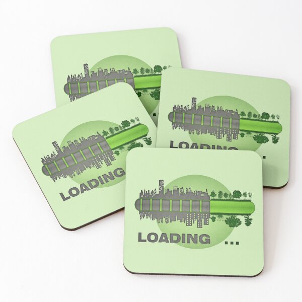 Item preview, Loading bar, Urbanization and pollution concept designed and sold by psychoshadow.
