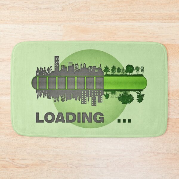 Item preview, Loading bar, Urbanization and pollution concept designed and sold by psychoshadow.