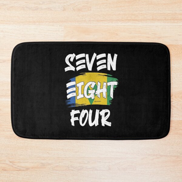 Item preview, Saint Vincent Area Code Seven Eight Four 784 St Vincent Flag designed and sold by Uppercase Tees.