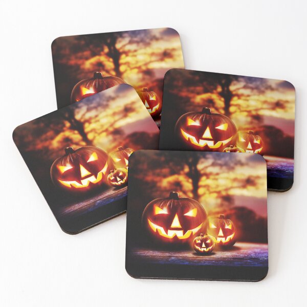 Item preview, Halloween pumpkins landscape designed and sold by urban-color.