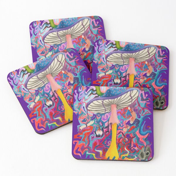 Item preview, Psychedelic mushroom designed and sold by HellAngelVero.