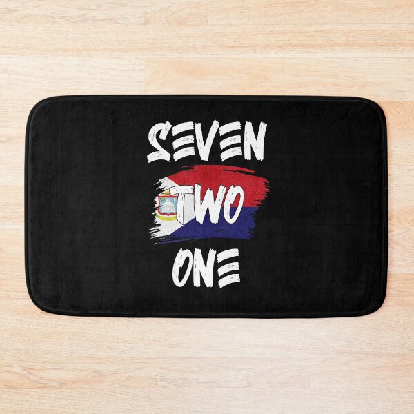 Item preview, Saint Martin Area Code Seven Two One 721 Sin Maartin Flag designed and sold by Uppercase Tees.