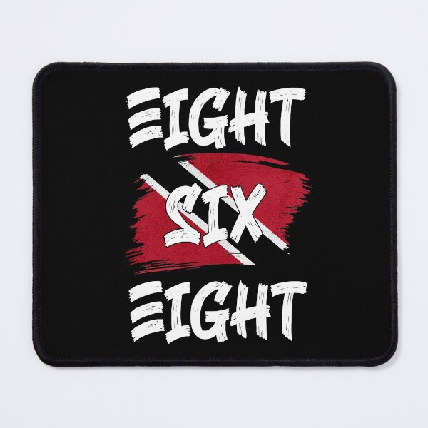 Item preview, Trinidad Area Code Eight Six Eight 868 Trinidad and Tobago Flag designed and sold by Uppercase Tees.