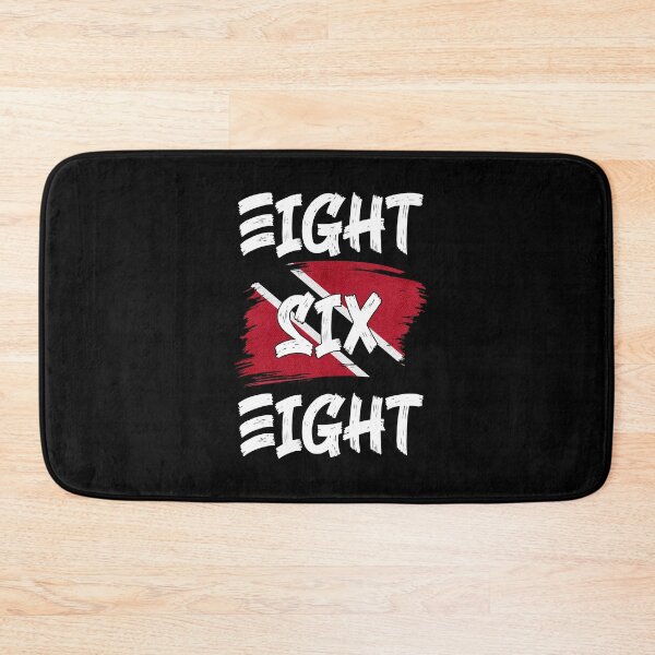 Item preview, Trinidad Area Code Eight Six Eight 868 Trinidad and Tobago Flag designed and sold by Uppercase Tees.