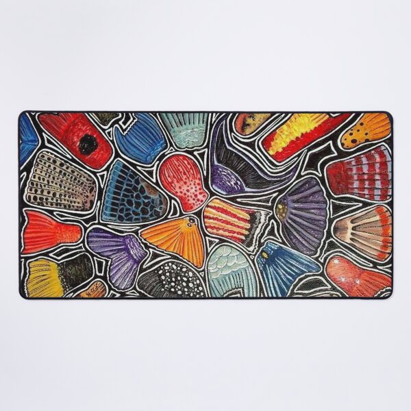 Item preview, Fish fin mosaic designed and sold by chloeyzoard.