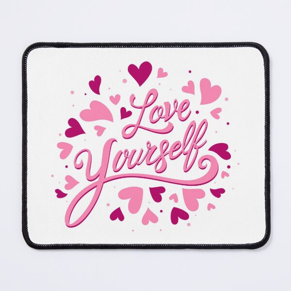 Item preview, Love Yourself with Red & Pink Hearts designed and sold by ReesDesigns.