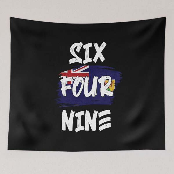 Item preview, Turks and Caicos Area Code Six Four Nine 649 Turks and Caicos Flag designed and sold by Uppercase Tees.