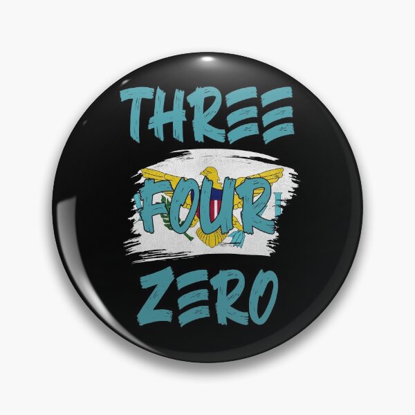 Item preview, US Virgin Islands Area Code Three Four Zero 340 US Virgin Islands Flag designed and sold by Uppercase Tees.