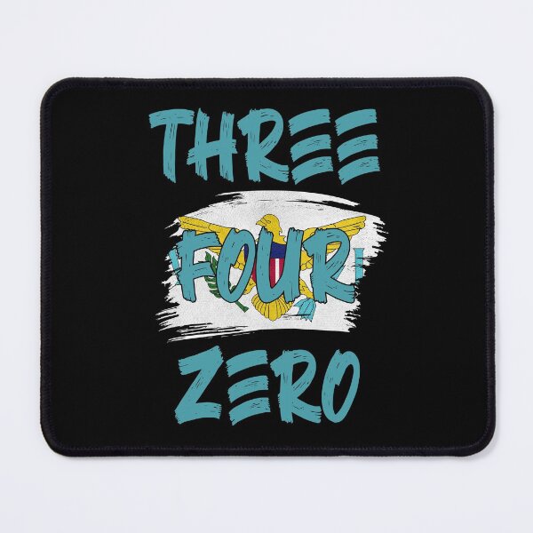 Item preview, US Virgin Islands Area Code Three Four Zero 340 US Virgin Islands Flag designed and sold by Uppercase Tees.
