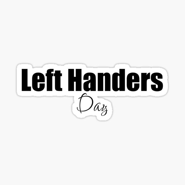 Item preview, international left handers day designed and sold by BOULMKAN.