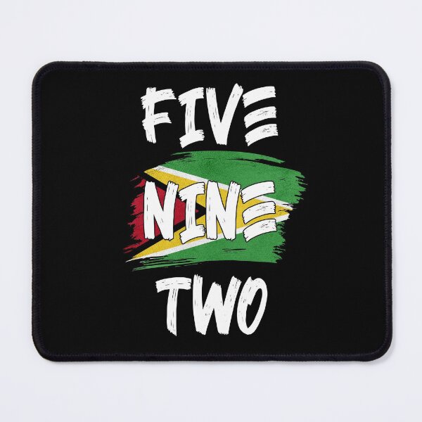 Item preview, Guyana Area Code Five Nine Two 592 Guyanese Flag designed and sold by Uppercase Tees.