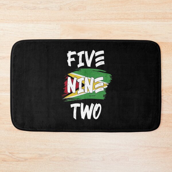 Item preview, Guyana Area Code Five Nine Two 592 Guyanese Flag designed and sold by Uppercase Tees.