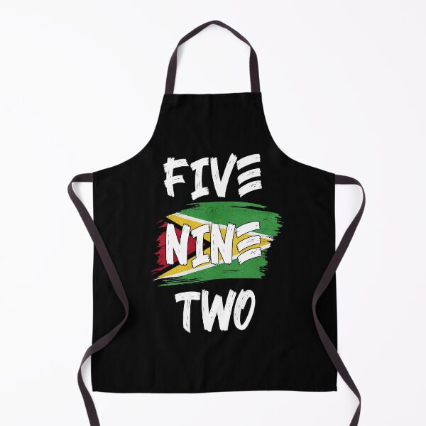 Item preview, Guyana Area Code Five Nine Two 592 Guyanese Flag designed and sold by Uppercase Tees.