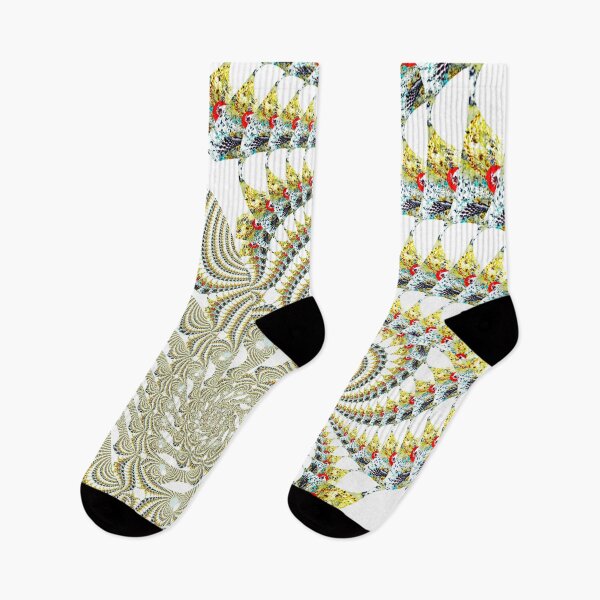 Item preview, 'Rosella (off White)'- V.4 Psychedelic/ fractal wave tapestry pattern / Digital Painting by The Raumier   designed and sold by N-W-T-S-I-O.