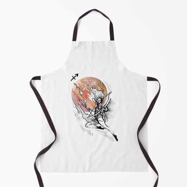 Item preview, Sagittarius Zodiac Sign, Jupiter and Archer Ink and watercolour Illustration designed and sold by ckparkerart.