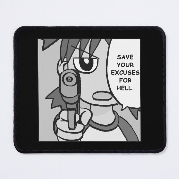 Item preview, I draw water gun yotsuba says save your excuses for hell meme / monochrome ver. designed and sold by RansRoom.