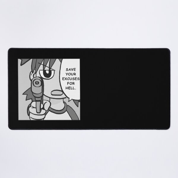 Item preview, I draw water gun yotsuba says save your excuses for hell meme / monochrome ver. designed and sold by RansRoom.