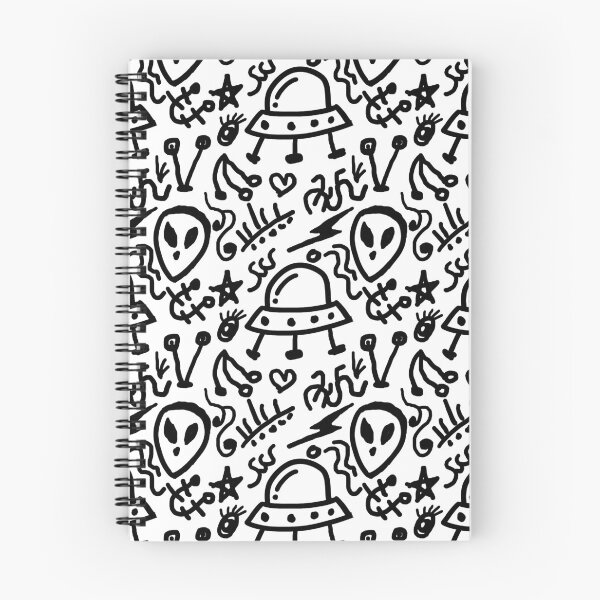 Item preview, Alien Elements Doodle Pattern designed and sold by mrhighsky.