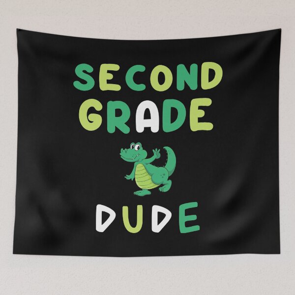 Item preview, Second Grade Dude - Cute Crocodile - Gift for Son or Nephew designed and sold by CactusFamily.
