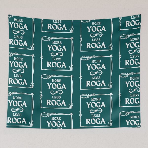 Item preview, More Yoga Less Roga! - Dark Theme designed and sold by UrbanChakra.