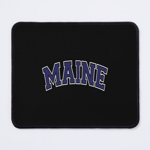 Item preview, Maine Varsity Style Navy Blue Text designed and sold by fried1982.